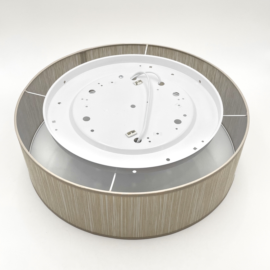 Lubinis šviestuvas SIRJA 2xE27/15W/230V Ø 45 cm smėlio spalvos