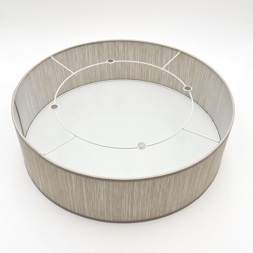 Lubinis šviestuvas SIRJA 2xE27/15W/230V Ø 45 cm smėlio spalvos