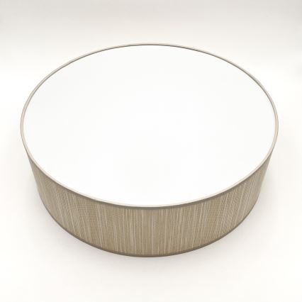 Lubinis šviestuvas SIRJA 2xE27/15W/230V Ø 45 cm smėlio spalvos