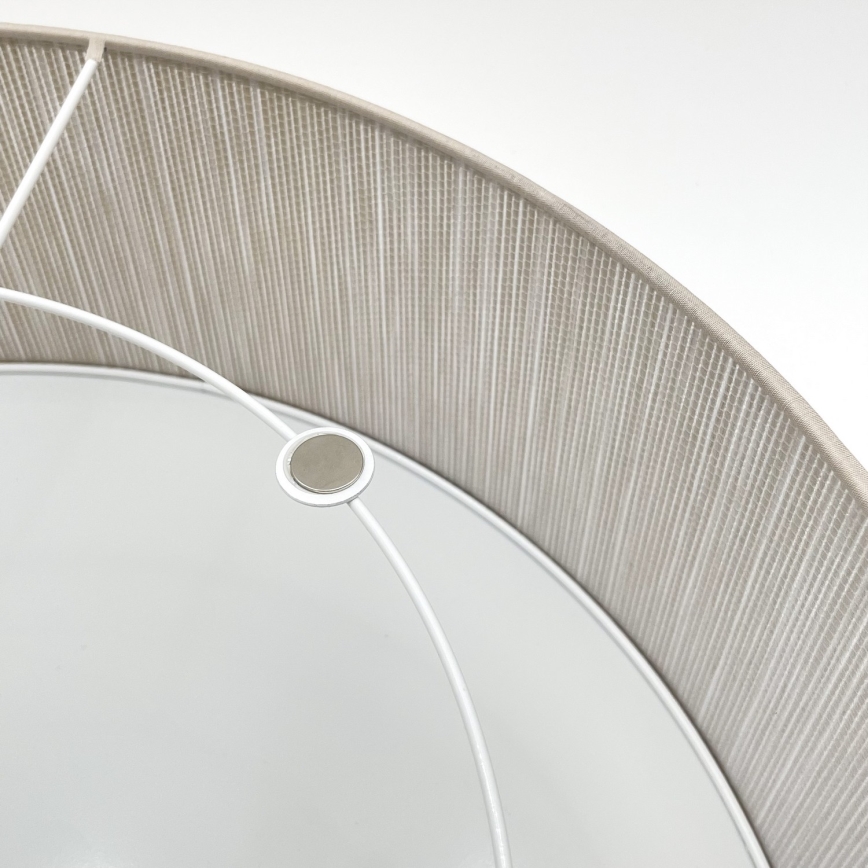 Lubinis šviestuvas SIRJA 2xE27/15W/230V Ø 45 cm smėlio spalvos