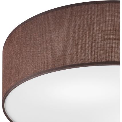 Lubinis šviestuvas SIRJA 2xE27/60W/230V skersmuo 45 cm rudos spalvos