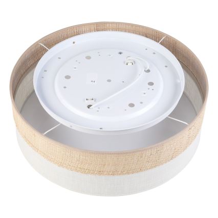 Lubinis šviestuvas SIRJA BOHO 2xE27/15W/230V skersmuo 45 cm smėlinė/kreminė