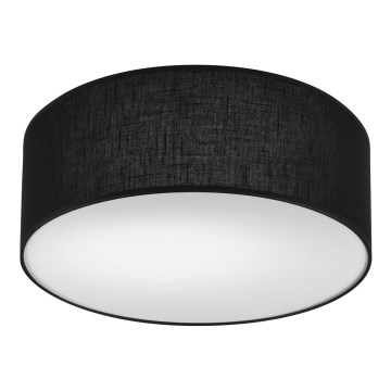 Lubinis šviestuvas SIRJA DOUBLE 2xE27/15W/230V diametras 35 cm juoda