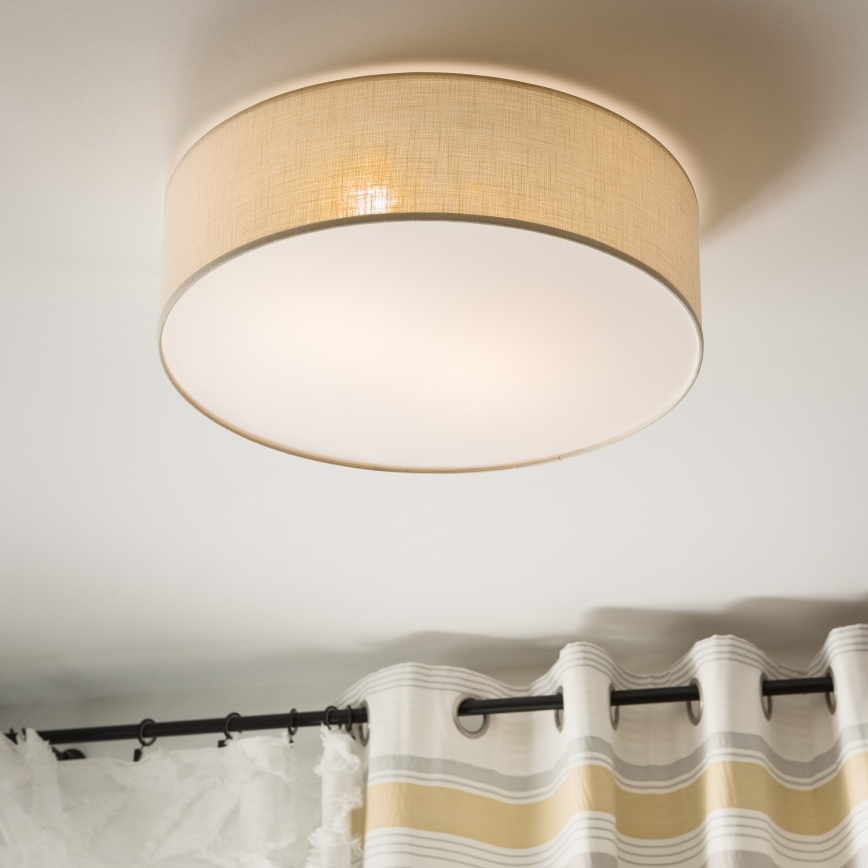 Lubinis šviestuvas SIRJA DOUBLE 4xE27/15W/230V diametras 45 cm kreminė