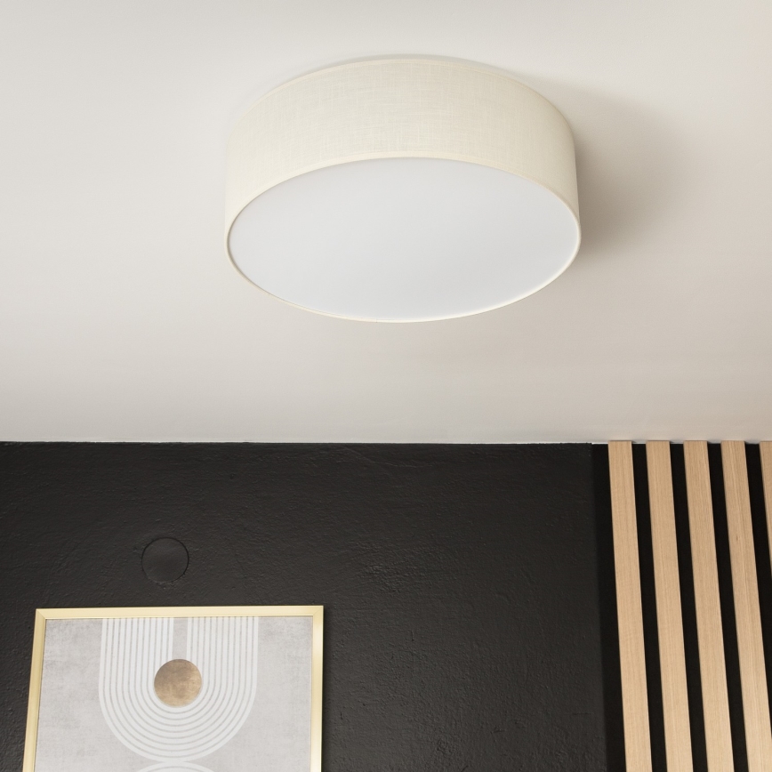 Lubinis šviestuvas SIRJA DOUBLE 4xE27/15W/230V diametras 45 cm kreminė