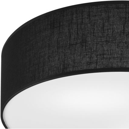 Lubinis šviestuvas SIRJA, juodas, 2 x E27 (15 W) / 230 V, skersmuo 45 cm
