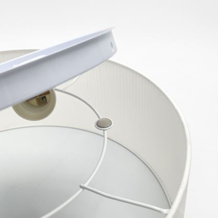 Lubinis šviestuvas SIRJA PLISADO 2xE27/15W/230V skersmuo 35 cm baltas
