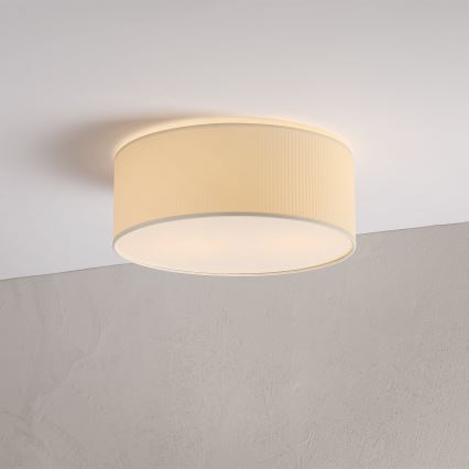 Lubinis šviestuvas SIRJA PLISADO 2xE27/15W/230V skersmuo 35 cm kreminės spalvos