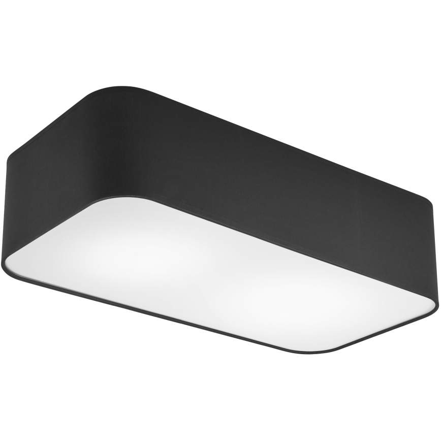 Lubinis šviestuvas SIRJA SQUARE 2xE27/15W/230V juoda