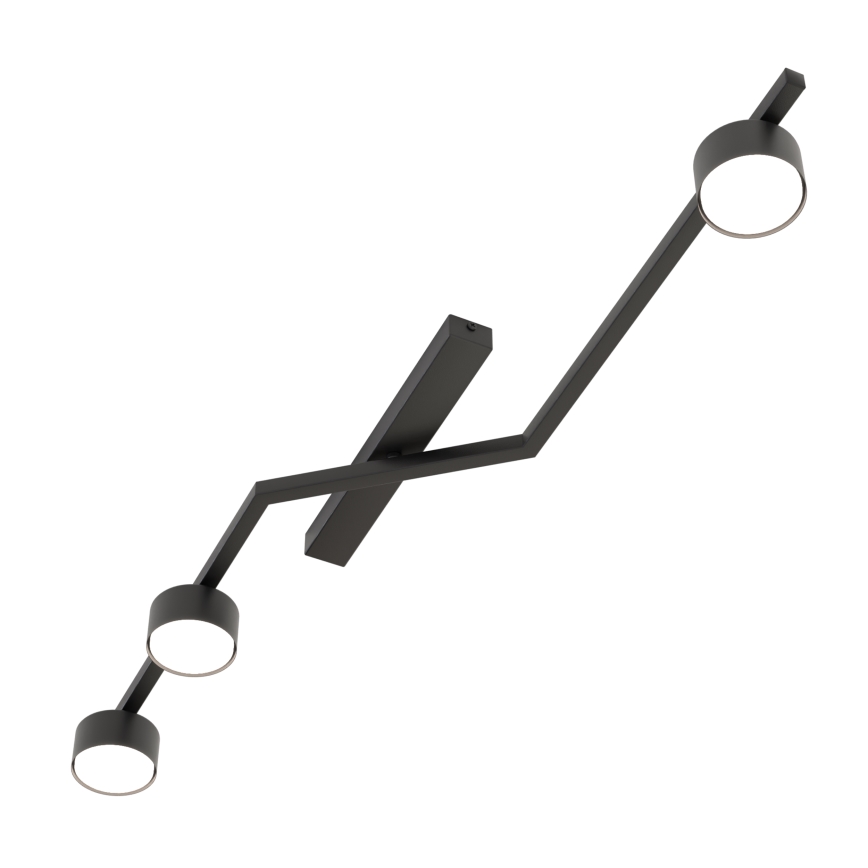 Lubinis šviestuvas SKAN 3xGX53/12W/230V juodas