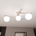 Lubinis šviestuvas SMART 3xE14/10W/230V smėlinė/balta