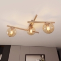 Lubinis šviestuvas SMART 3xE14/10W/230V smėlinė/dūminė smėlinė