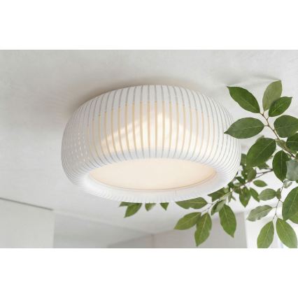 Lubinis šviestuvas STRIPES 2xE27/40W/230V, skersmuo 55 cm, balta/kreminė