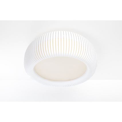 Lubinis šviestuvas STRIPES 2xE27/40W/230V, skersmuo 55 cm, balta/kreminė