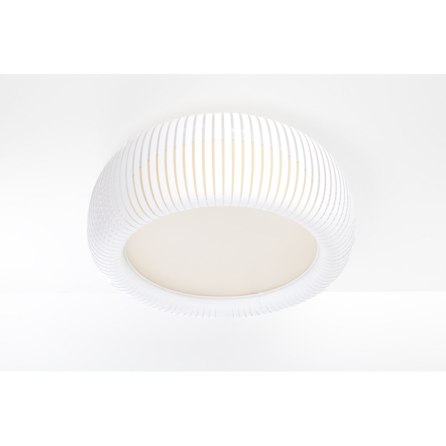 Lubinis šviestuvas STRIPES 2xE27/40W/230V, skersmuo 55 cm, balta/kreminė