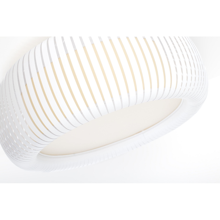 Lubinis šviestuvas STRIPES 2xE27/40W/230V, skersmuo 55 cm, balta/kreminė