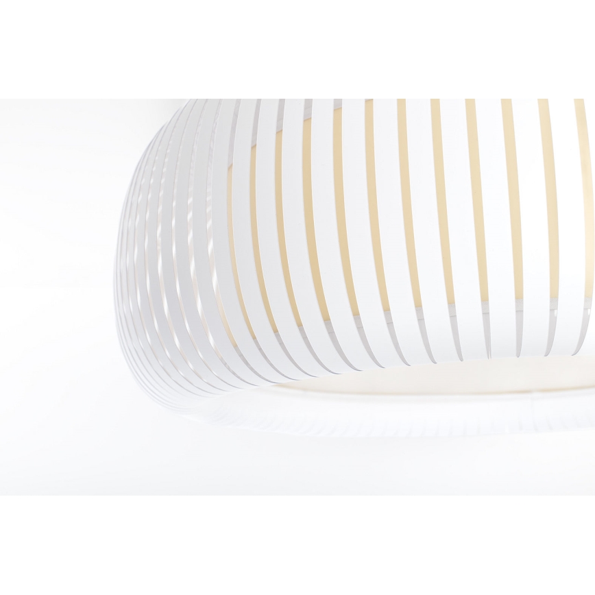 Lubinis šviestuvas STRIPES 2xE27/40W/230V, skersmuo 55 cm, balta/kreminė