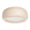 Lubinis šviestuvas STRIPES 2xE27/40W/230V, skersmuo 55 cm, kreminė/balta