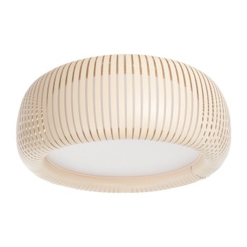 Lubinis šviestuvas STRIPES 2xE27/40W/230V, skersmuo 55 cm, kreminė/balta
