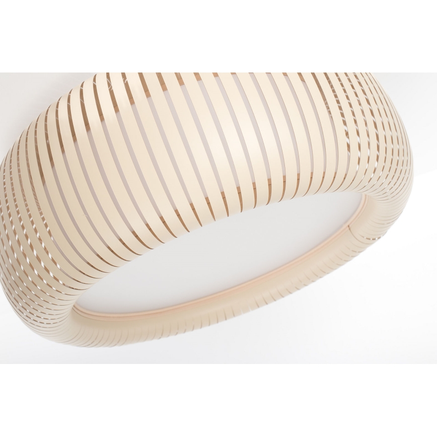 Lubinis šviestuvas STRIPES 2xE27/40W/230V, skersmuo 55 cm, kreminė/balta