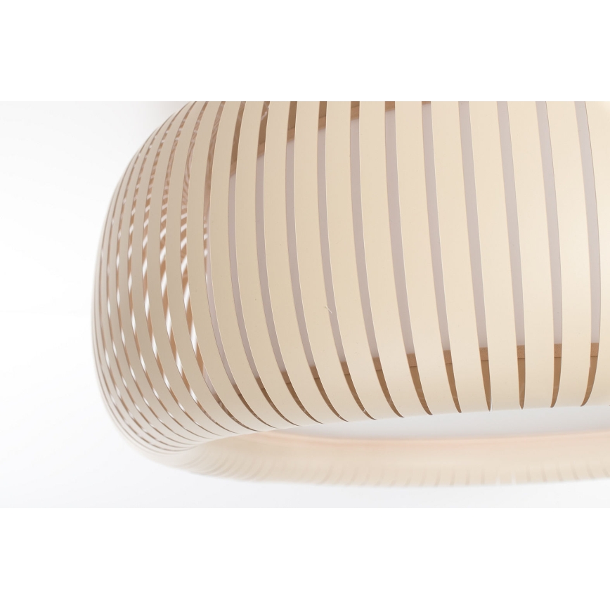 Lubinis šviestuvas STRIPES 2xE27/40W/230V, skersmuo 55 cm, kreminė/balta