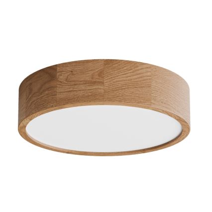 Lubinis šviestuvas su judesio jutikliu CLEO, 3xE27/24W/230V, Ø 37,5 cm, ąžuolo spalvos