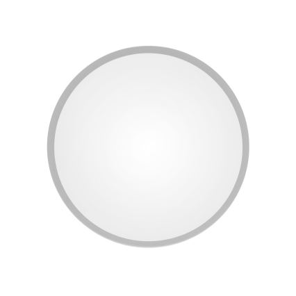 Lubinis šviestuvas CLEO su judesio ir sutemos davikliu, 2xE27/24W/230V, Ø 30 cm, pilkas