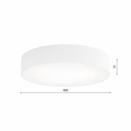 Lubinis šviestuvas su jutikliu CLEO 3xE27/24W/230V skersmuo 40 cm baltas