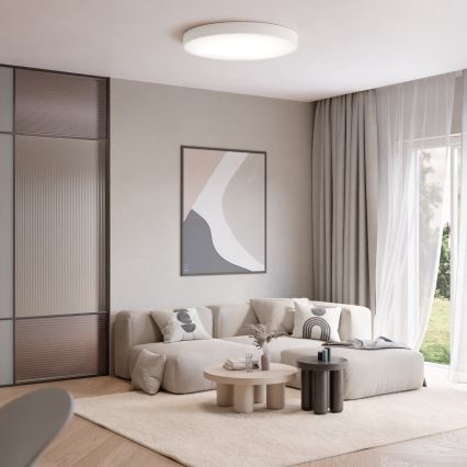 Lubinis šviestuvas CLEO su judesio ir sutemų davikliu, 5xE27/24W/230V, Ø 60 cm, baltas