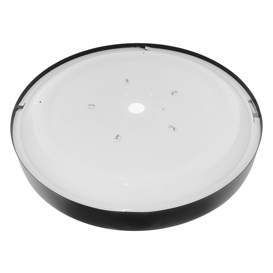 Lubinis šviestuvas su judesio ir sutemų jutikliu CLEO 5xE27/24W/230V skersm. 60 cm juodas