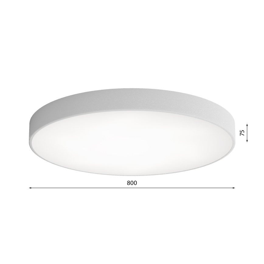 Lubinis šviestuvas su jutikliu CLEO 6xE27/24W/230V d. 80 cm pilkas