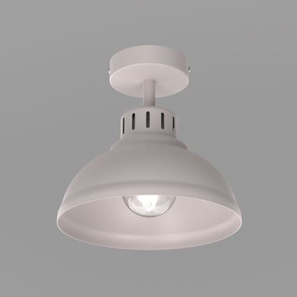 Lubinis šviestuvas SVEN 1xE27/15W/230V Ø 21 cm kreminės spalvos
