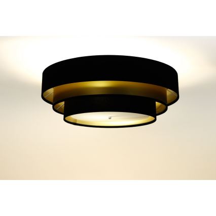 Lubinis šviestuvas TRINITI 2xE27/60W/230V mėlynas/auksinis