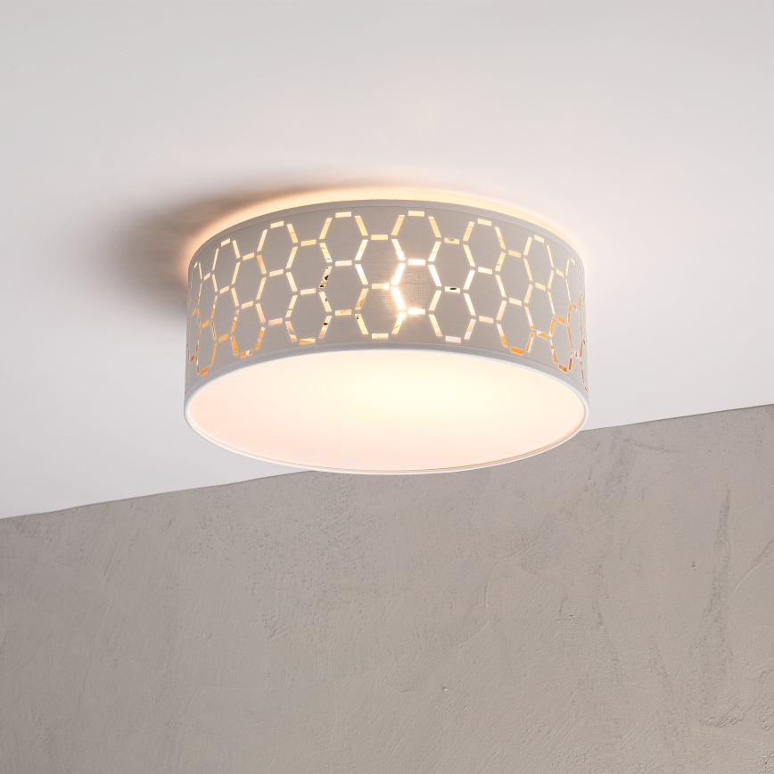Lubinis šviestuvas ULLE 1xE27/15W/230V, skersmuo 35 cm, baltas