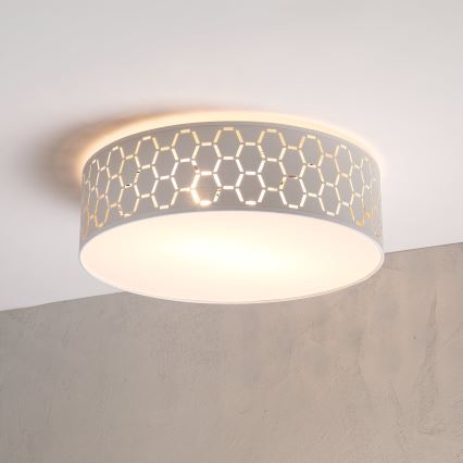 Lubinis šviestuvas ULLE, 2×E27 (po 15 W), 230 V, skersmuo 45 cm, baltas