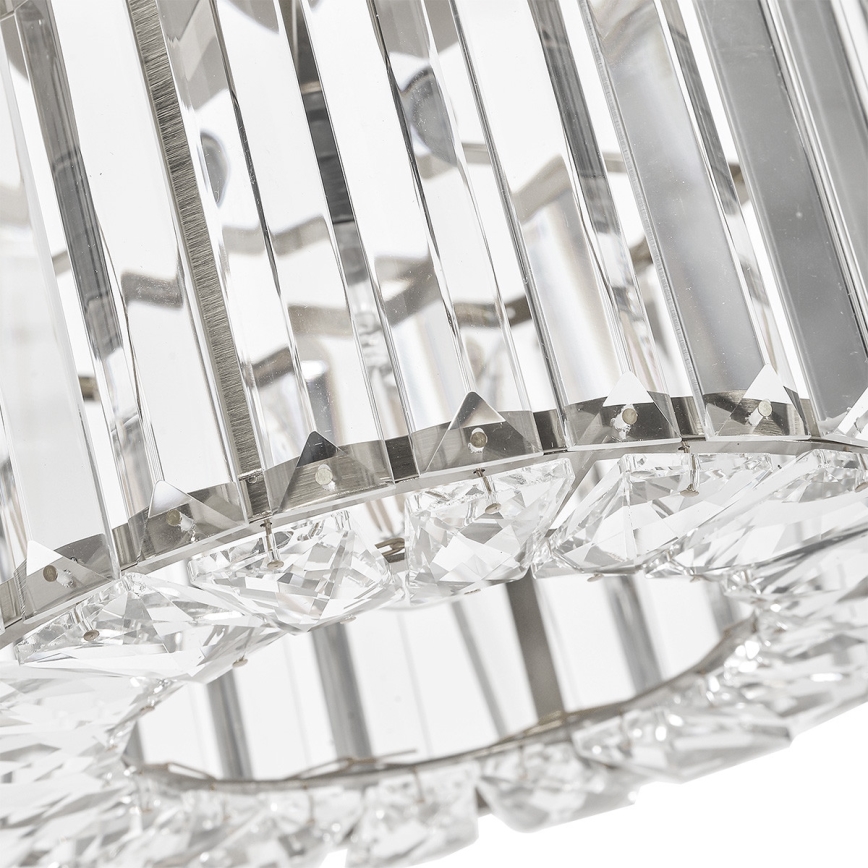 Lubinis šviestuvas VETRO 1xE27/15W/230V, Ø 24,5 cm, matinė chromo apdaila