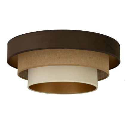 Lubinis šviestuvas WENTA, 1xE27/60W/230V, skersmuo 50 cm, spalva: ruda/juta/kreminė