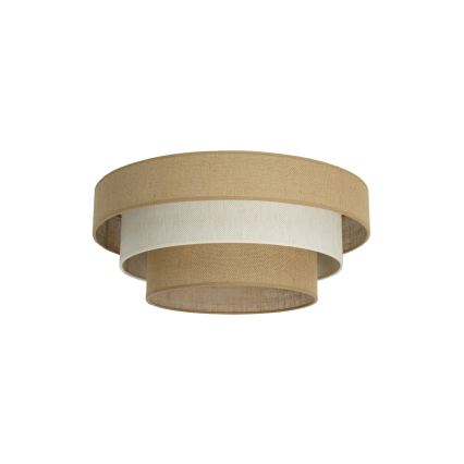 Lubinis šviestuvas WENTA 1xE27/60W/230V Ø 50 cm, džiutas/kreminė