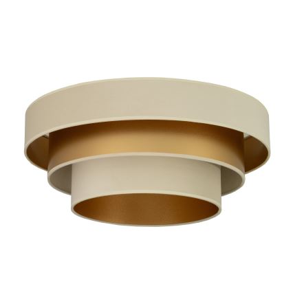 Lubinis šviestuvas WENTA 1xE27/60W/230V Ø 50 cm smėlinė/auksinė