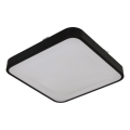 Lubinis šviestuvas WILTON su jutikliu, 2xE27/60W/230V, 33x33 cm, juodas