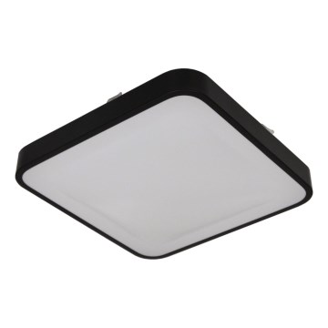 Lubinis šviestuvas WILTON su jutikliu, 2xE27/60W/230V, 33x33 cm, juodas