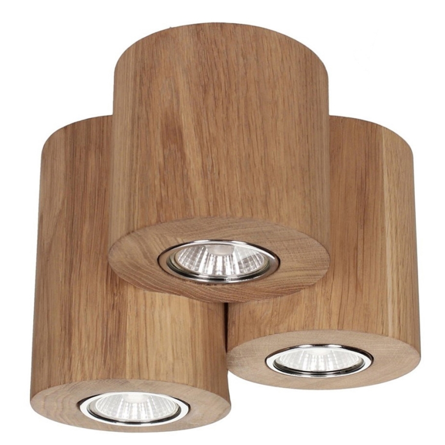 Lubinis šviestuvas WOODDREAM 3xGU10/6W/230V ąžuolas