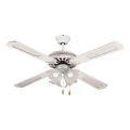 Lubinis ventiliatorius 4xE27/70W/230V Ø 132 cm, baltos spalvos