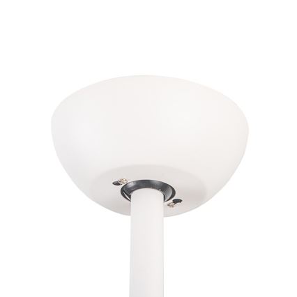 Lubinis ventiliatorius skersmuo 132 cm IP44 baltas + nuotolinio valdymo pultas