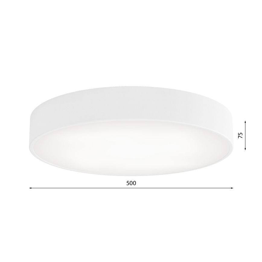 Lubinis vonios šviestuvas CLEO 4xE27/24W/230V diametras 50 cm balta IP54
