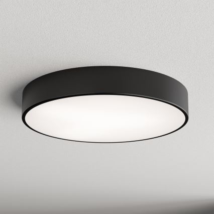 Lubinis vonios šviestuvas CLEO 4xE27/24W/230V diametras 50 cm juoda IP54
