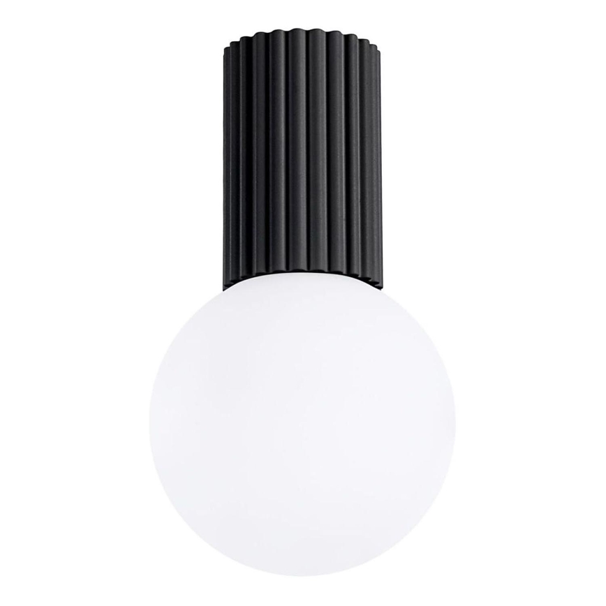 Lubinis vonios šviestuvas HALO 1xG9/8W/230V diametras 12 cm IP44 juoda