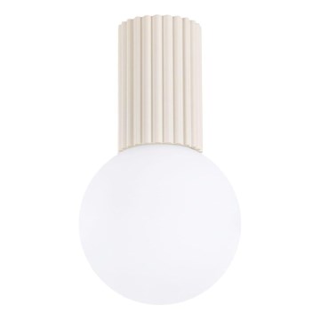 Lubinis vonios šviestuvas HALO 1xG9/8W/230V diametras 12 cm IP44 kreminė