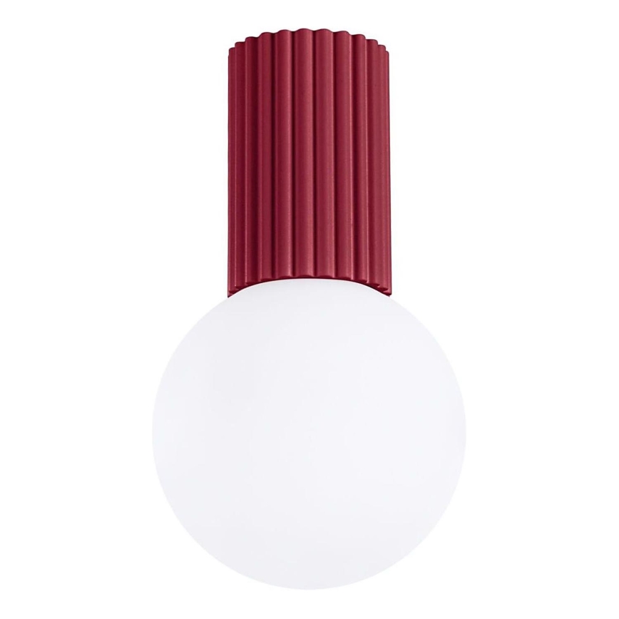 Lubinis vonios šviestuvas HALO 1xG9/8W/230V diametras 12 cm IP44 raudona