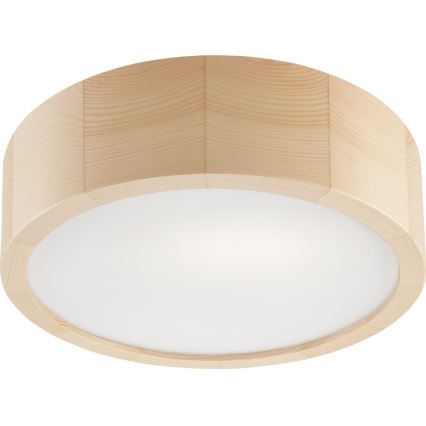 Lubinis vonios šviestuvas NATURAL 2xE27/15W/230V IP54 pušis ø 27 cm